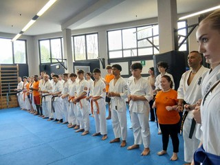 Saluzzo, consegna del conferimento della cintura nera n. 1 di Karate Honoris causa al Luogotenente Fabrizio Giordano