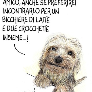 La vignetta di Paparelli per la giornata internazionale del cane La vignetta di Paparelli per la giornata internazionale del cane