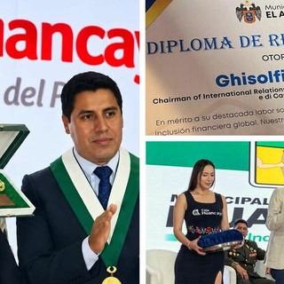 Diplomazia bancaria e finanziaria: Ghisolfi premiato in Perù Diplomazia bancaria e finanziaria: Ghisolfi premiato in Perù