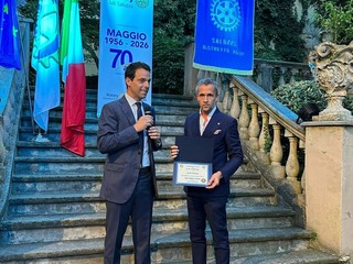 Rotary Saluzzo, serata dell'insediamento del nuovo presidente Giuseppe Sapino- Foto Luigi Fassino