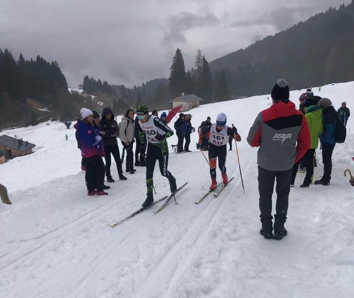 Gioele Pellegrino 12° all'Individuale dei Campionati italiani Under 14 di sci di fondo