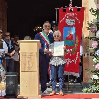 Monterosso Grana assegna la civica benemerenza a Graziella Menardo Monterosso Grana assegna la civica benemerenza a Graziella Menardo