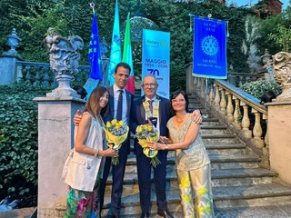 Rotary Saluzzo, serata dell'insediamento del nuovo presidente Giuseppe Sapino- Foto Luigi Fassino
