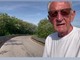 Beppe Ghisolfi sulla strada di Grinzano
