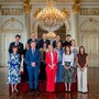 La consegna a Palazzo reale a Bruxelles della borsa di studio a Giulia Albertini, alla presenza della principessa Astrid del Belgio La consegna a Palazzo reale a Bruxelles della borsa di studio a Giulia Albertini, alla presenza della principessa Astrid del Belgio