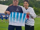 La foto del primo incontro tra Gianni Spinosa e Gabriele Brizio La foto del primo incontro tra Gianni Spinosa e Gabriele Brizio