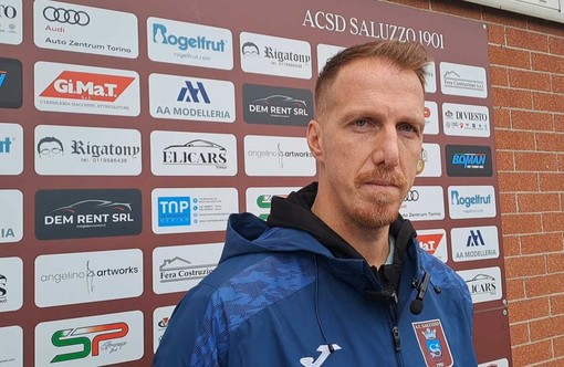 Giuseppe Cacciatore, allenatore del Saluzzo Giuseppe Cacciatore, allenatore del Saluzzo