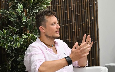 Il presidente di Cuneo Volley Gabriele Costamagna