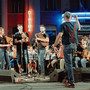 Sergio Berardo, direttore artistico del festival Occit’amo con i musicisti della Grande Orchestra Occitana
