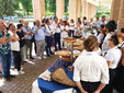 Nelle foto alcuni momenti dell'incontro tenuto nel salone della Parrocchia del Sacro Cuore di Gesù a Cuneo Nelle foto alcuni momenti dell'incontro tenuto nel salone della Parrocchia del Sacro Cuore di Gesù a Cuneo