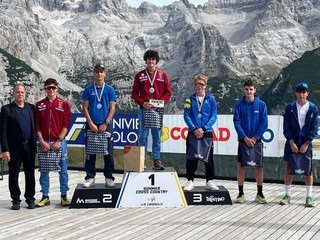 Giacomo Barale premiato nella categoria Inseguimento Giacomo Barale premiato nella categoria Inseguimento