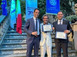 Rotary Saluzzo, serata dell'insediamento del nuovo presidente Giuseppe Sapino- Foto Luigi Fassino