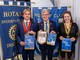 Nella foto il governatore Luigi Gentile (al centro ), la presidente del Rotary Club Savigliano Paola De Rosi (a destra) e il presidente del Rotaract Monviso Roberto Dafarra (a sinistra) Nella foto il governatore Luigi Gentile (al centro ), la presidente del Rotary Club Savigliano Paola De Rosi (a destra) e il presidente del Rotaract Monviso Roberto Dafarra (a sinistra)