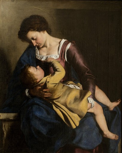 Gentileschi Orazio, Madonna col bambino Gentileschi Orazio, Madonna col bambino