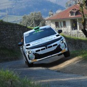 Il tandem Giordano-Siragusa in azione al Rally di Santo Stefano Belbo