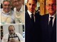 Beppe Ghisolfi e lo chef Umberto Ferrondi alla cena per i poveri nella Mole di Torino