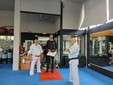 Saluzzo, consegna del conferimento della cintura nera n. 1 di Karate Honoris causa al Luogotenente Fabrizio Giordano