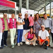 Saluzzo, il gruppo di professionisti sanitari impegnati al Villaggio del cuore in occasione del Giro d'Italia Women 2026 Saluzzo, il gruppo di professionisti sanitari impegnati al Villaggio del cuore in occasione del Giro d'Italia Women 2026