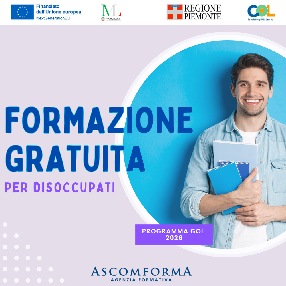 Sei disoccupato e cerchi nuove opportunità? Sono in partenza i nuovi corsi GOL Sei disoccupato e cerchi nuove opportunità? Sono in partenza i nuovi corsi GOL
