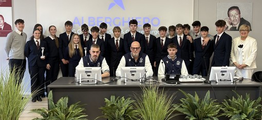 Al Giolitti di Mondovì il volley entra in aula: gli studenti incontrano i campioni del Cuneo