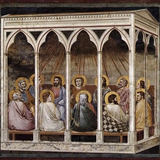 “Pentecoste” affresco di Giotto, Cappella degli Scrovegni a Padova