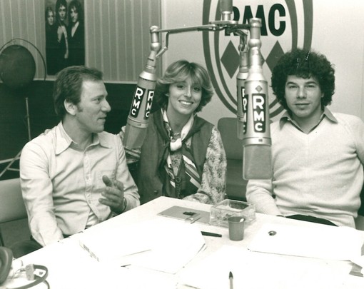 Gabriella Giordano a RMC con Roberto Arnaldi e Riccardo Cocciante