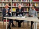 Beppe Ghisolfi con l'avvocato Ponzio e il sindaco Gatto Beppe Ghisolfi con l'avvocato Ponzio e il sindaco Gatto