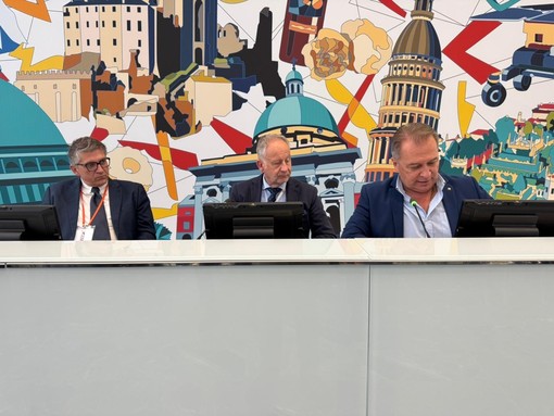 Giacomo Ballari, presidente Fondazione Agrion, Paolo Balocco, direttore Agricoltura e Cibo Regione Piemonte, e Paolo Bongioanni, assessore Agricoltura Regione Piemonte Giacomo Ballari, presidente Fondazione Agrion, Paolo Balocco, direttore Agricoltura e Cibo Regione Piemonte, e Paolo Bongioanni, assessore Agricoltura Regione Piemonte