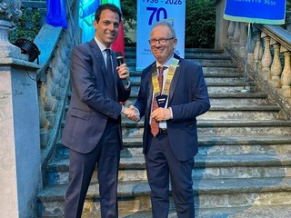 Rotary Saluzzo, serata dell'insediamento del nuovo presidente Giuseppe Sapino- Foto Luigi Fassino
