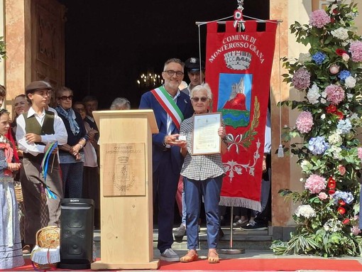 Monterosso Grana assegna la civica benemerenza a Graziella Menardo Monterosso Grana assegna la civica benemerenza a Graziella Menardo