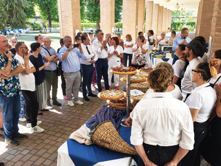 Nelle foto alcuni momenti dell'incontro tenuto nel salone della Parrocchia del Sacro Cuore di Gesù a Cuneo