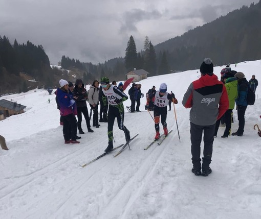 Gioele Pellegrino 12° all'Individuale dei Campionati italiani Under 14 di sci di fondo