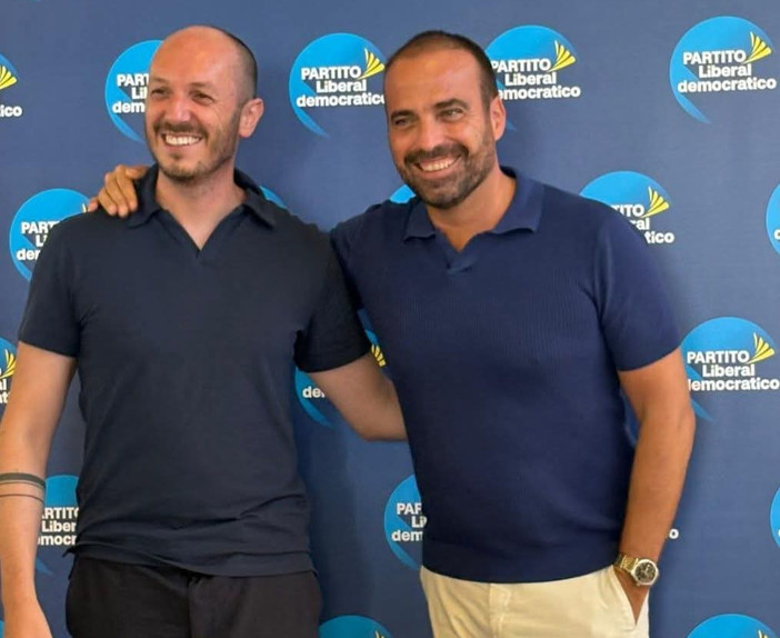 Nella foto il deputato Luigi Marattin con Francesco Hellmann, rispettivamente presidente e tesoriere nazionali del PLD Nella foto il deputato Luigi Marattin con Francesco Hellmann, rispettivamente presidente e tesoriere nazionali del PLD