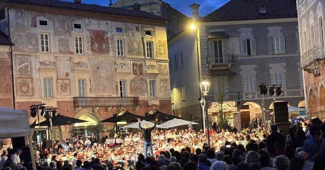 Le note dell'Orchestra Giovanile Provinciale incantano Mondovì Piazza [VIDEO]