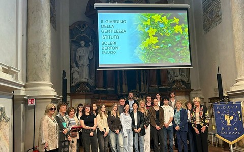La premiazione del progetto Fidapa il "giardino della gentilezza" al Monastero della Stella di Saluzzo