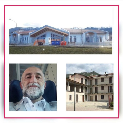 Il vicesindaco Cavallo e, nei riquadri, i cantieri Il vicesindaco Cavallo e, nei riquadri, i cantieri