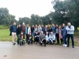 Il gruppo di studenti e docenti piemontesi, con i funzionari della Regione, al Ruralcamp in Puglia