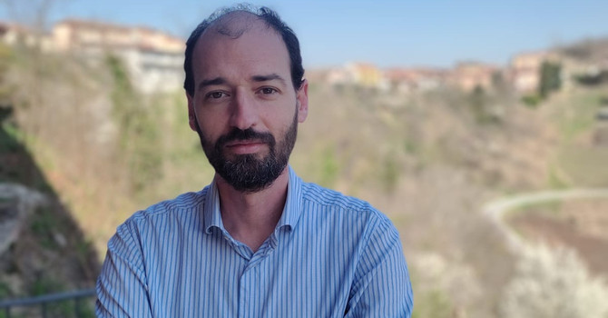 Enrico Grasso, sindaco di Vezza d'Alba e presidente del Coabser