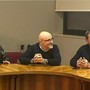 Un intervento del presidente Robaldo durante l’incontro con i sindaci a Cortemilia