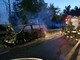 Sant'Albano Stura, a fuoco un furgone sulla SP43: vigili del fuoco e carabinieri sul posto