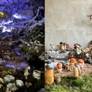Il presepio di Isasca e quello intagliato a forma di funghi di Rossana