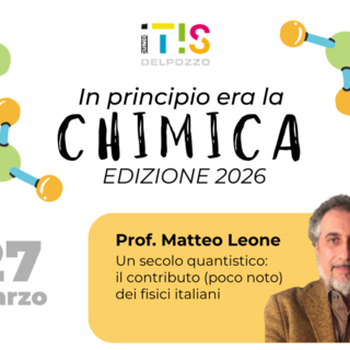 Torna IN PRINCIPIO ERA LA CHIMICA - Edizione 2026