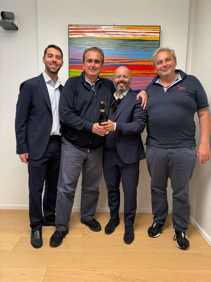 Nella foto, da sinistra, Rocco Pagano, Ambrogio Invernizzi, Davide Riguccio e Pierantonio Invernizzi Nella foto, da sinistra, Rocco Pagano, Ambrogio Invernizzi, Davide Riguccio e Pierantonio Invernizzi