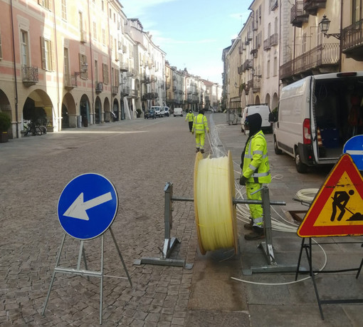 Isiline completa la posa della fibra ottica nel primo quadrante del centro storico di Cuneo