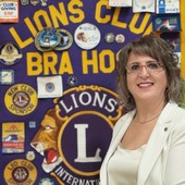 In foto Silvia Gullino, presidente del Lions Club Bra Host In foto Silvia Gullino, presidente del Lions Club Bra Host