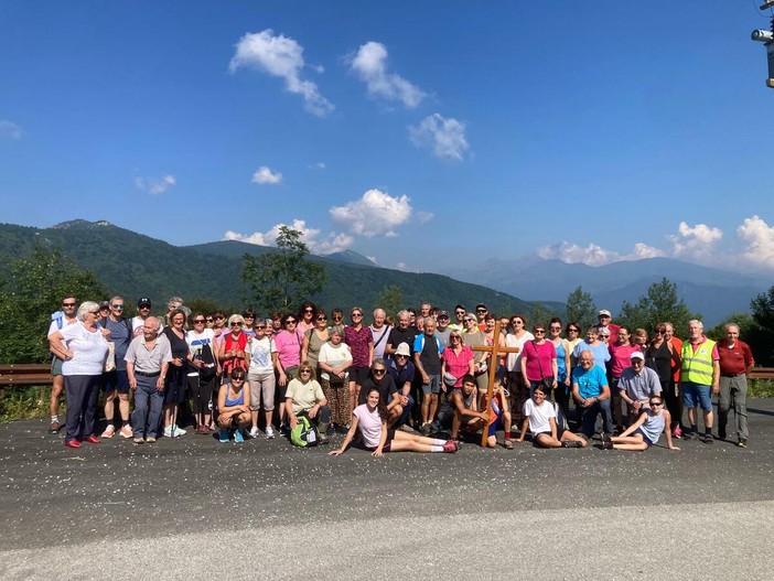 I pellegrini di Manta al Santuario di Valmala