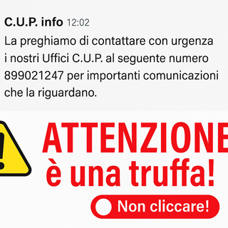 Ti arriva un Sms dal Cup? Non richiamare: è una truffa che svuota il credito