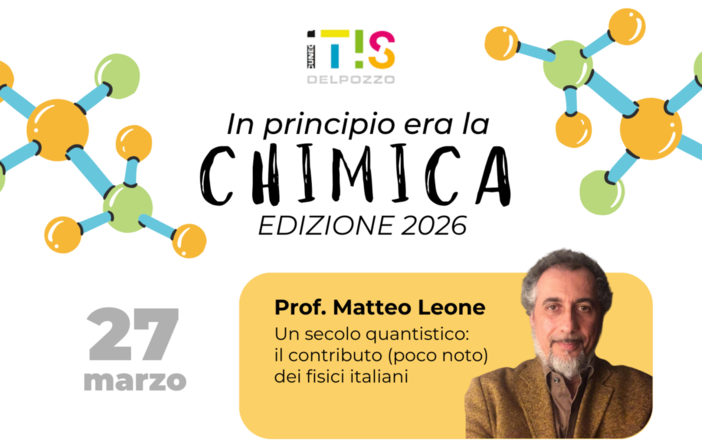 Torna IN PRINCIPIO ERA LA CHIMICA - Edizione 2026