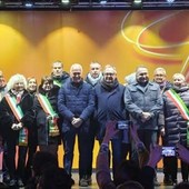 Fiaccola olimpica a Cuneo, l'orgoglio degli assessori regionali Gallo e Bongioanni [VIDEO]