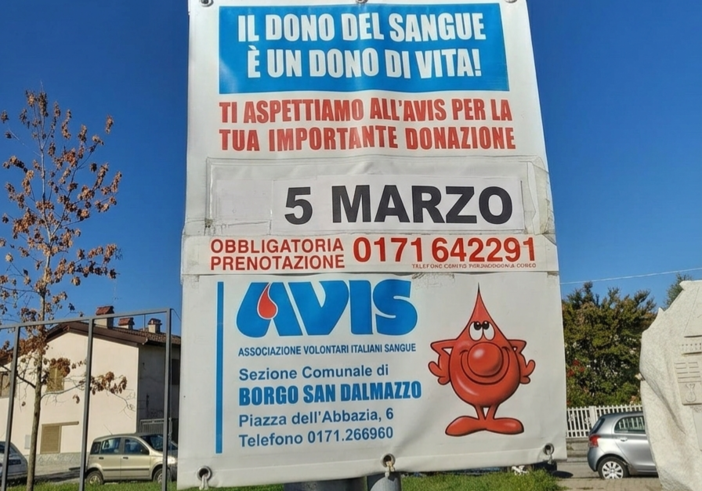 L'AVIS di Borgo San Dalmazzo riparte: giovedì 5 marzo la prima donazione del 2026